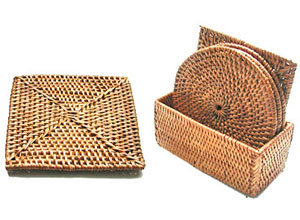 コースター・四角10枚＋コースタースタンド